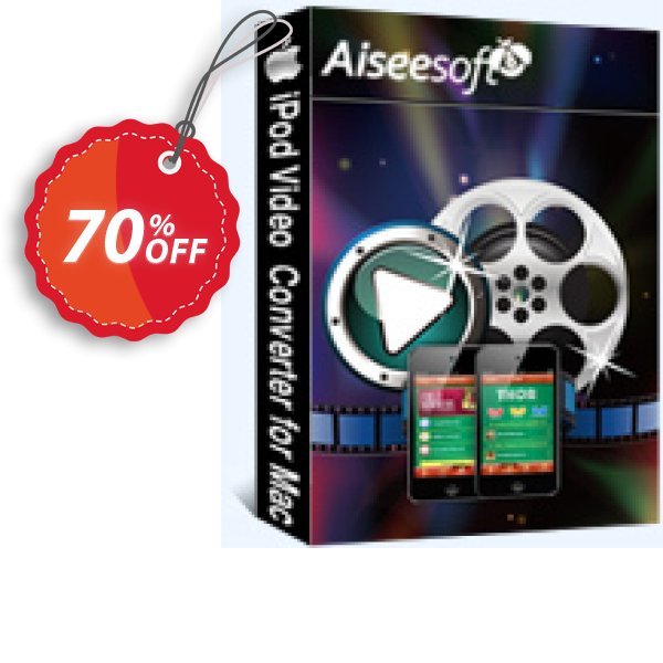 Aiseesoft iPod Video Converter for MAC Coupon, discount Aiseesoft iPod Video Converter for Mac hottest promo code 2025. Promotion: 40% Off for All Products of Aiseesoft