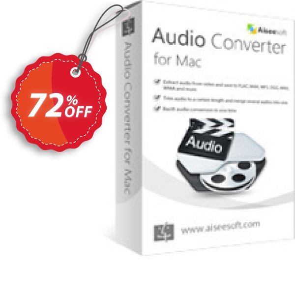 Aiseesoft Audio Converter for MAC Coupon, discount 40% Aiseesoft. Promotion: 40% Off for All Products of Aiseesoft
