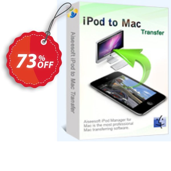 Aiseesoft iPod to MAC Transfer Coupon, discount 40% Aiseesoft. Promotion: