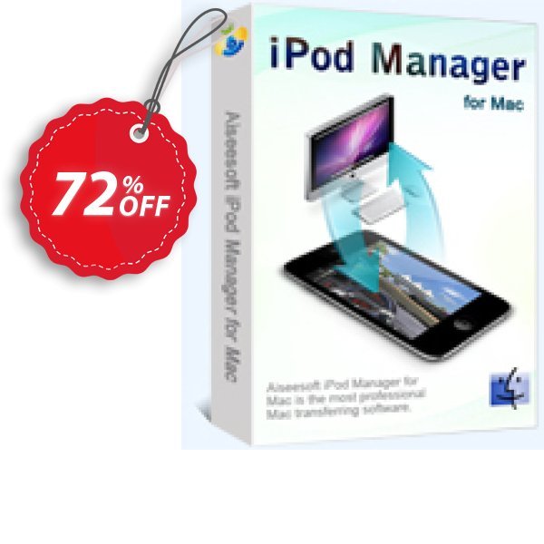 Aiseesoft iPod Manager for MAC Coupon, discount 40% Aiseesoft. Promotion: 40% Off for All Products of Aiseesoft