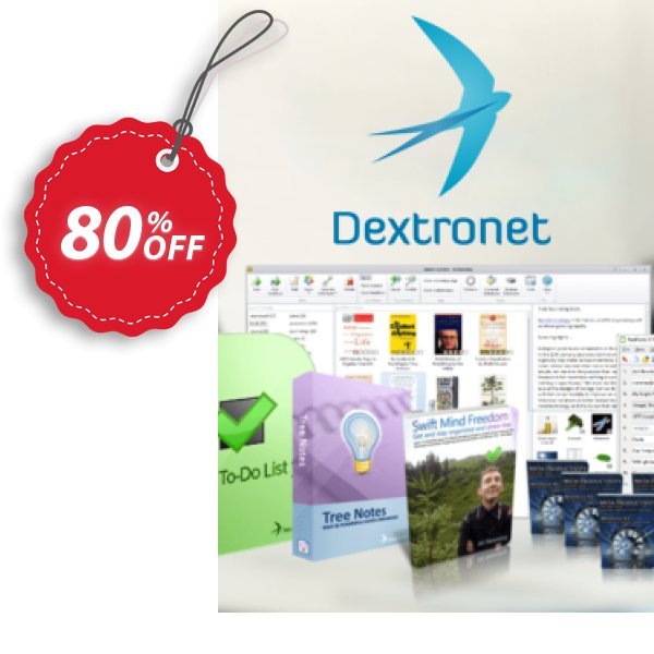 Dextronet Ultimate Bundle, Swift To-Do List and 5 more Coupon, discount 80% OFF Dextronet Ultimate Bundle (Swift To-Do List and 5 more), verified. Promotion: Wondrous deals code of Dextronet Ultimate Bundle (Swift To-Do List and 5 more), tested & approved