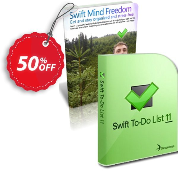Swift To-Do List + Swift Mind Freedom Coupon, discount 20% OFF Swift To-Do List + Swift Mind Freedom, verified. Promotion: Wondrous deals code of Swift To-Do List + Swift Mind Freedom, tested & approved