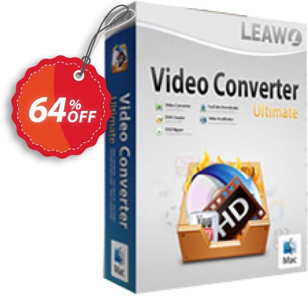 Leawo Video Converter Ultimate for MAC Coupon, discount Leawo back-to-school discount for affiliate. Promotion: Leawo discount