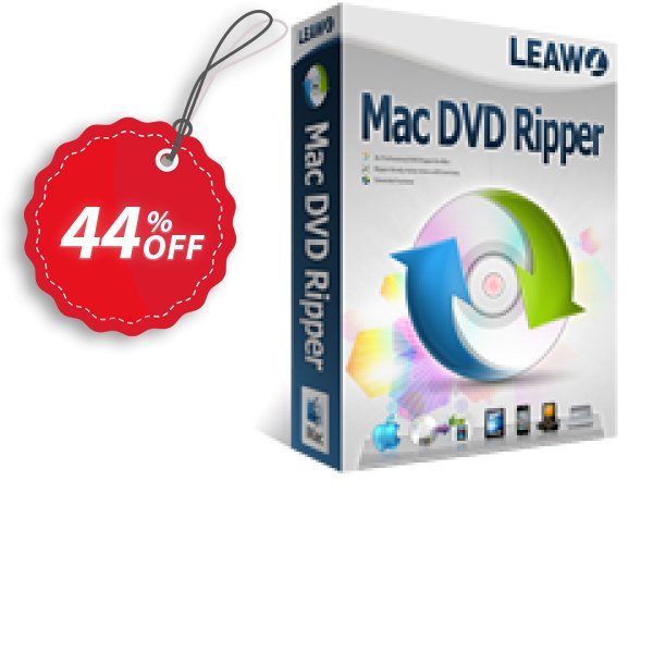 Leawo DVD Ripper for MAC Lifetime Coupon, discount Leawo coupon (18764). Promotion: Leawo discount