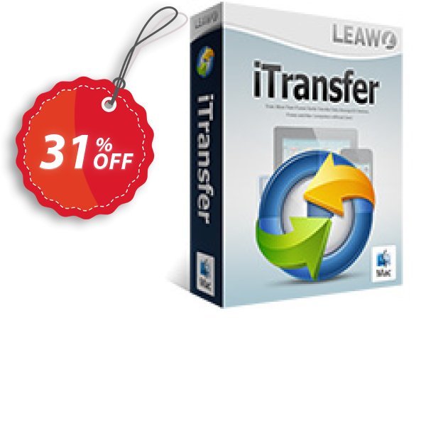 Leawo iTransfer for MAC Lifetime Coupon, discount Leawo coupon (18764). Promotion: Leawo discount