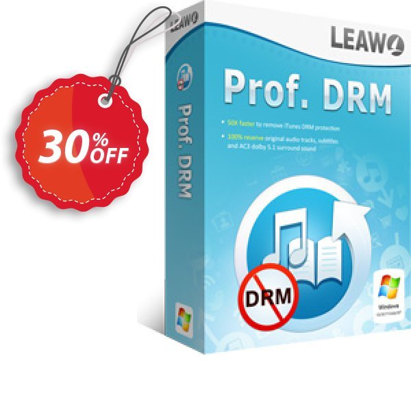 Leawo Prof. DRM Coupon, discount Leawo coupon (18764). Promotion: Leawo discount