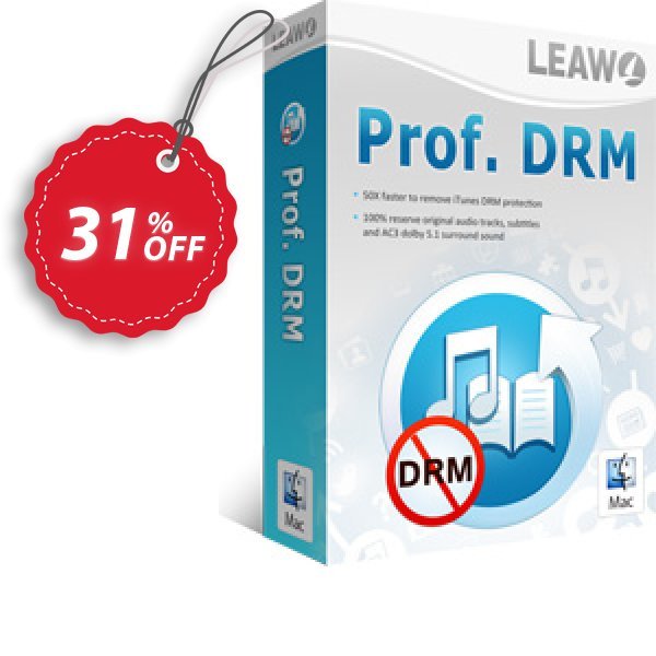 Leawo Prof. DRM For MAC Coupon, discount Leawo coupon (18764). Promotion: Leawo discount