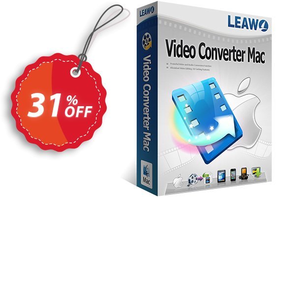 Leawo Video Converter for MAC Coupon, discount Leawo back-to-school discount for affiliate. Promotion: Leawo discount