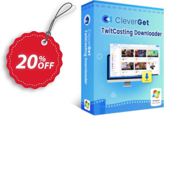 CleverGet TwitCasting download Coupon, discount Leawo back-to-school discount for affiliate. Promotion: Excellent discounts code of CleverGet TCD 2024
