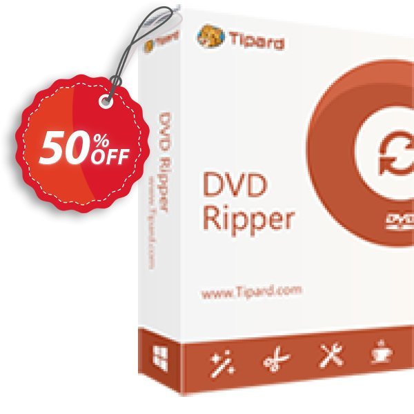 Tipard DVD Ripper Lifetime Coupon, discount Tipard DVD Ripper staggering offer code 2024. Promotion: 50OFF Tipard