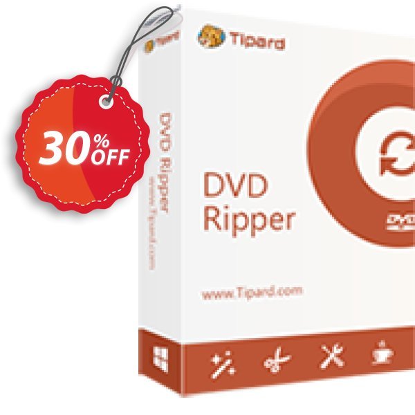 Tipard DVD Ripper Multi-User Plan, 5 PCs Coupon, discount 30% OFF Tipard DVD Ripper Multi-User License (5 PCs), verified. Promotion: Formidable discount code of Tipard DVD Ripper Multi-User License (5 PCs), tested & approved