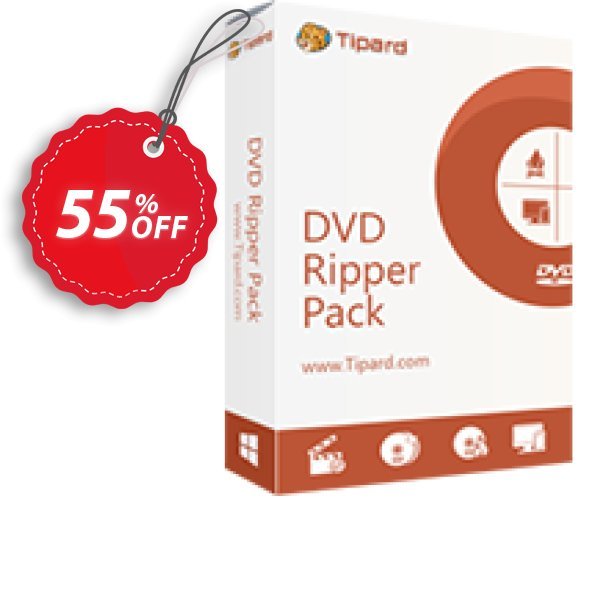 Tipard DVD Ripper Pack, Yearly Coupon, discount 55% OFF Tipard DVD Ripper Pack (1 year), verified. Promotion: Formidable discount code of Tipard DVD Ripper Pack (1 year), tested & approved