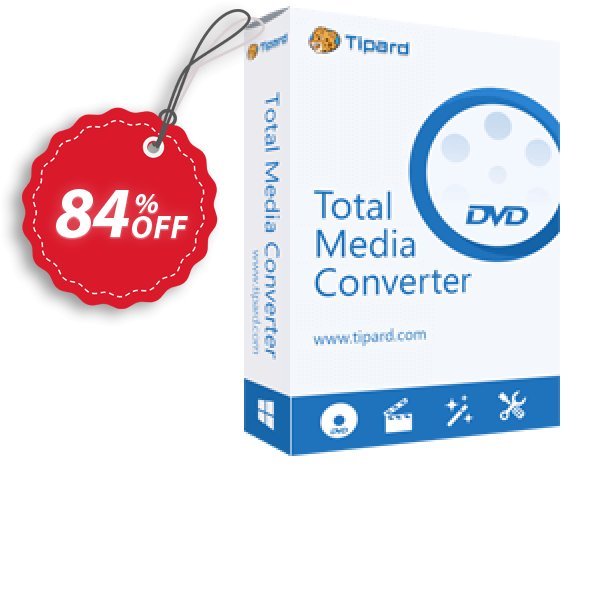 Tipard Total Media converter for MAC Lifetime Coupon, discount 50OFF Tipard. Promotion: 50OFF Tipard