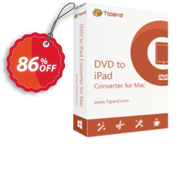 Tipard DVD to iPad Converter for MAC Coupon, discount Tipard DVD to iPad Converter for Mac big offer code 2024. Promotion: 50OFF Tipard