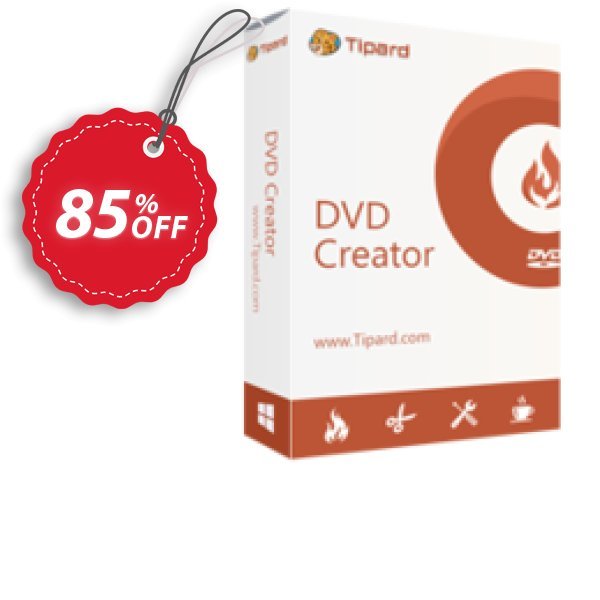 Tipard DVD Creator Lifetime Coupon, discount Tipard DVD Creator super promotions code 2025. Promotion: 50OFF Tipard