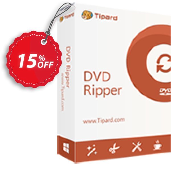 Tipard DVD Ripper Multi-User Plan, 5 MACs  Coupon, discount 84% OFF Tipard DVD Ripper Multi-User License (5 MACs), verified. Promotion: Formidable discount code of Tipard DVD Ripper Multi-User License (5 MACs), tested & approved