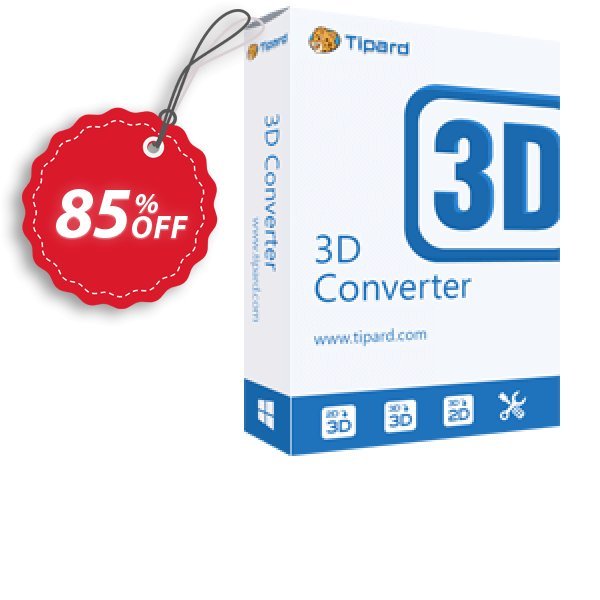 Tipard 3D Converter Coupon, discount Tipard 3D Converter formidable sales code 2025. Promotion: 50OFF Tipard