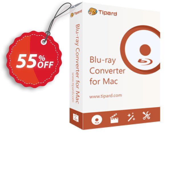 Tipard Blu-ray Converter for MAC Coupon, discount 55% OFF Tipard Blu-ray Converter for Mac, verified. Promotion: Formidable discount code of Tipard Blu-ray Converter for Mac, tested & approved