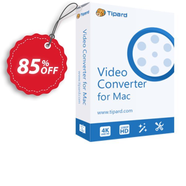 Tipard AVI Converter for MAC Coupon, discount 50OFF Tipard. Promotion: 50OFF Tipard