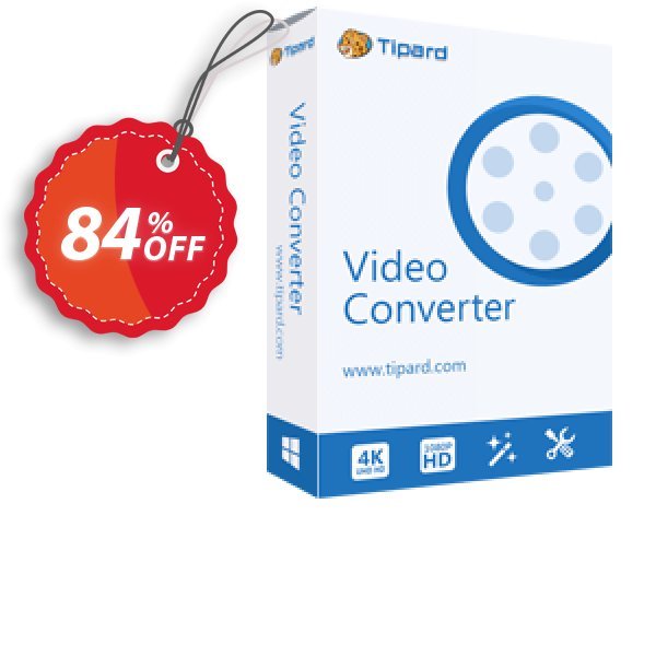 Tipard WMV Video Converter Coupon, discount Tipard WMV Video Converter exclusive discounts code 2024. Promotion: 50OFF Tipard