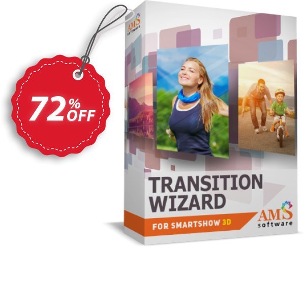 Transition Wizard for SmartSHOW 3D Coupon, discount 70% OFF Transition Wizard for SmartSHOW 3D, verified. Promotion: Staggering discount code of Transition Wizard for SmartSHOW 3D, tested & approved