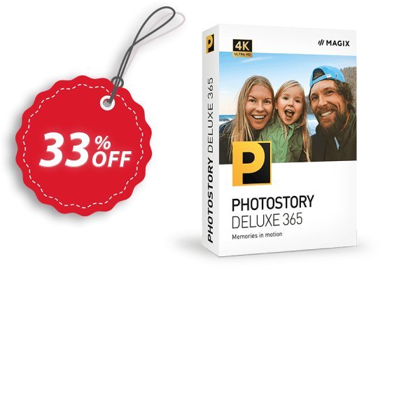 MAGIX Photostory deluxe 365 Coupon, discount 33% OFF MAGIX Photostory deluxe 365, verified. Promotion: Special promo code of MAGIX Photostory deluxe 365, tested & approved