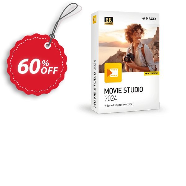 MAGIX Movie Studio 2024 Coupon, discount 60% OFF MAGIX Movie Studio 2024, verified. Promotion: Special promo code of MAGIX Movie Studio 2024, tested & approved