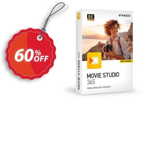 MAGIX Movie Studio 365 Coupon, discount 59% OFF MAGIX Movie Studio 365, verified. Promotion: Special promo code of MAGIX Movie Studio 365, tested & approved