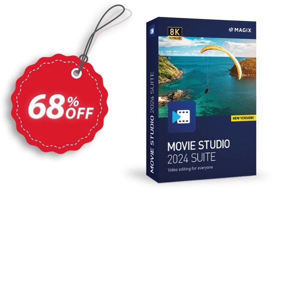 MAGIX Movie Studio 2024 Suite Coupon, discount 68% OFF MAGIX Movie Studio 2024 Suite, verified. Promotion: Special promo code of MAGIX Movie Studio 2024 Suite, tested & approved