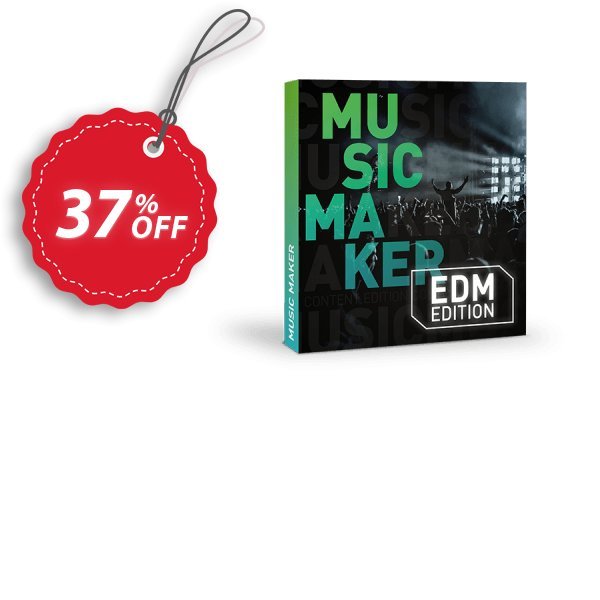 Music Maker EDM Edition Coupon, discount 33% OFF Music Maker EDM Edition, verified. Promotion: Special promo code of Music Maker EDM Edition, tested & approved