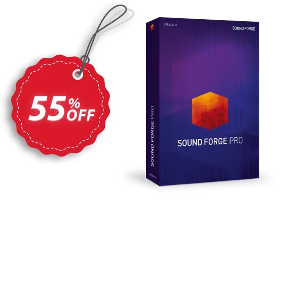 MAGIX SOUND FORGE Pro 17 Coupon, discount 55% OFF MAGIX SOUND FORGE Pro 17, verified. Promotion: Special promo code of MAGIX SOUND FORGE Pro 17, tested & approved