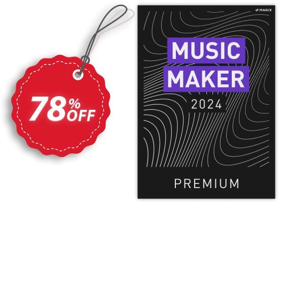 MAGIX Music Maker 2024 Premium Coupon, discount 78% OFF MAGIX Music Maker 2024 Premium Edition, verified. Promotion: Special promo code of MAGIX Music Maker 2024 Premium Edition, tested & approved