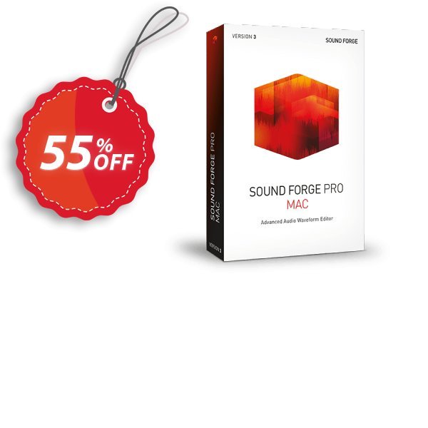 MAGIX SOUND FORGE Pro MAC 3 Coupon, discount 55% OFF MAGIX SOUND FORGE Pro Mac 2025. Promotion: Special promo code of MAGIX SOUND FORGE Pro Mac, tested in {{MONTH}}