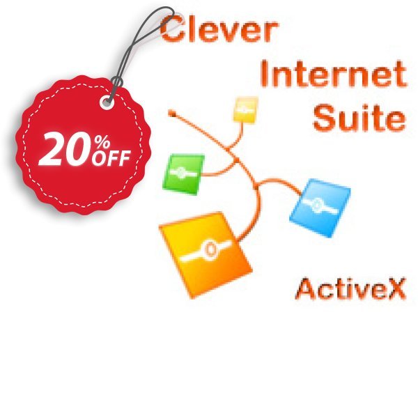 Clever Internet ActiveX Suite Company Plan Coupon, discount 20% OFF Clever Internet ActiveX Suite Company License, verified. Promotion: Staggering discount code of Clever Internet ActiveX Suite Company License, tested & approved