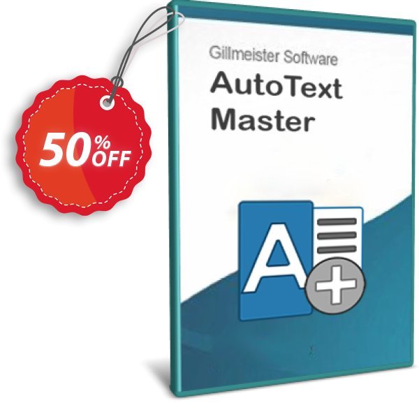 AutoText Master Coupon, discount Coupon code AutoText Master 1. Promotion: AutoText Master 1 offer from Gillmeister Software