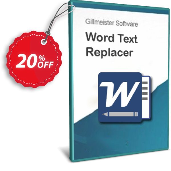 Word Text Replacer Coupon, discount Coupon code Word Text Replacer 1. Promotion: Word Text Replacer 1 offer from Gillmeister Software