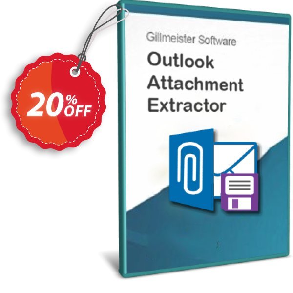 Outlook Attachment Extractor 3 - 20-User Plan - Upgrade Coupon, discount Coupon code Outlook Attachment Extractor 3 - 20-User License - Upgrade. Promotion: Outlook Attachment Extractor 3 - 20-User License - Upgrade offer from Gillmeister Software