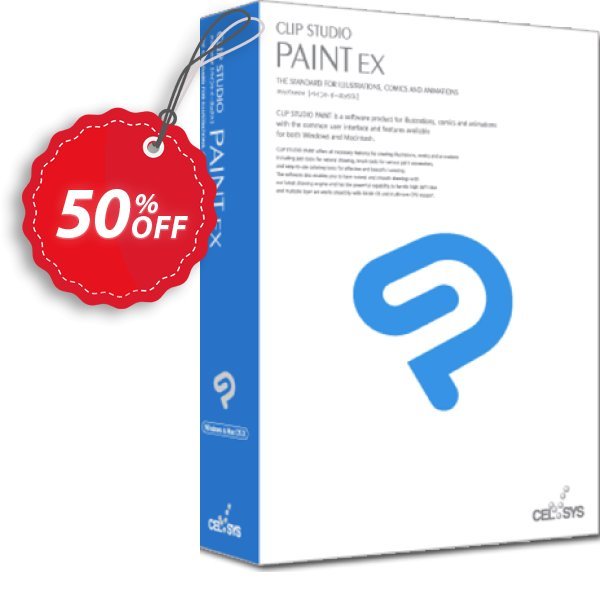Clip Studio Paint EX, Deutsch  Coupon, discount 50% OFF Clip Studio Paint EX (Deutsch), verified. Promotion: Formidable discount code of Clip Studio Paint EX (Deutsch), tested & approved