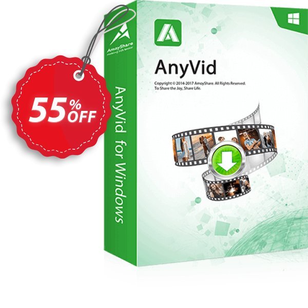 AnyVid Monthly Coupon, discount Coupon code AnyVid Win Monthly. Promotion: AnyVid Win Monthly offer from Amoyshare