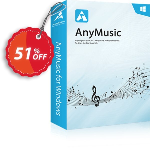 AnyMusic 6-Month Subscription Coupon, discount Coupon code AnyMusic Win 6-Month Subscription. Promotion: AnyMusic Win 6-Month Subscription offer from Amoyshare