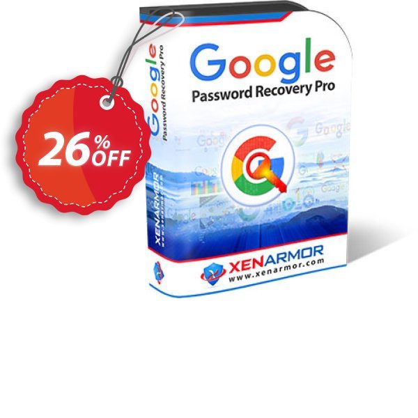 XenArmor Google Password Recovery Pro Coupon, discount Coupon code XenArmor Google Password Recovery Pro Personal Edition. Promotion: XenArmor Google Password Recovery Pro Personal Edition offer from XenArmor Security Solutions Pvt Ltd