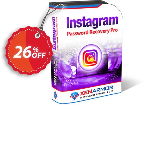 XenArmor Instagram Password Recovery Pro Coupon, discount Coupon code XenArmor Instagram Password Recovery Pro Personal Edition. Promotion: XenArmor Instagram Password Recovery Pro Personal Edition offer from XenArmor Security Solutions Pvt Ltd