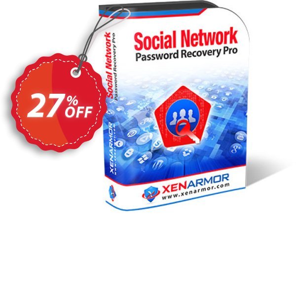 XenArmor Social Password Recovery Pro Coupon, discount Coupon code XenArmor Social Password Recovery Pro Personal Edition. Promotion: XenArmor Social Password Recovery Pro Personal Edition offer from XenArmor Security Solutions Pvt Ltd