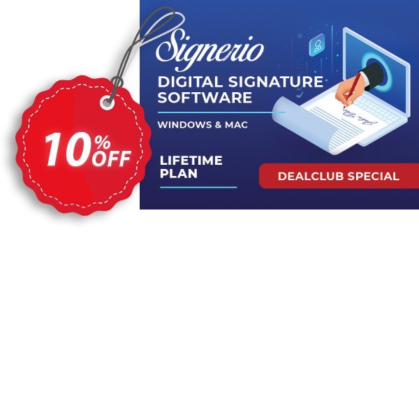 Signerio EXTENDED Coupon, discount 10% OFF Signerio EXTENDED, verified. Promotion: Awesome discounts code of Signerio EXTENDED, tested & approved