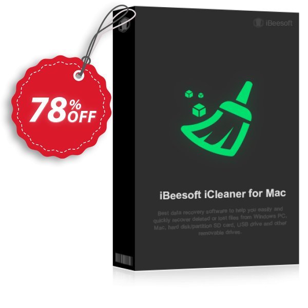 iBeesoft iCleaner for MAC Coupon, discount 50% OFF iBeesoft iCleaner for Mac, verified. Promotion: Wondrous promotions code of iBeesoft iCleaner for Mac, tested & approved