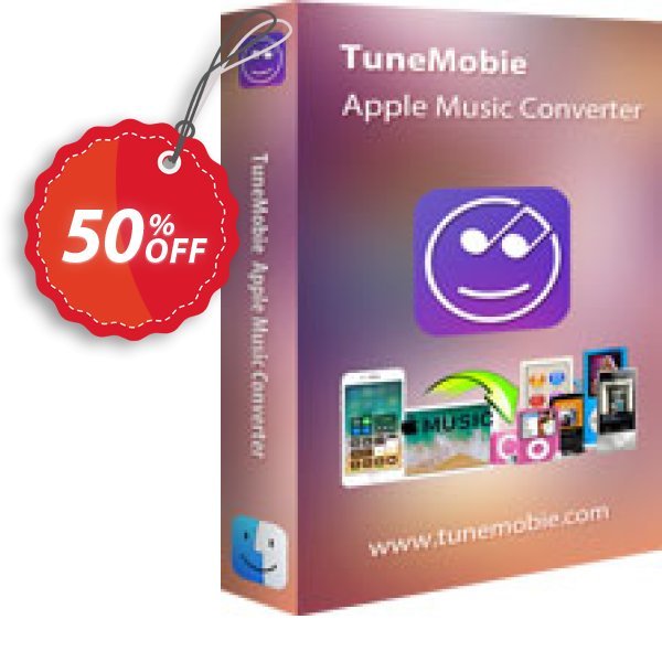 TuneMobie Apple Music Converter for MAC, Family Plan  Coupon, discount Coupon code TuneMobie Apple Music Converter for Mac (Family License). Promotion: TuneMobie Apple Music Converter for Mac (Family License) Exclusive offer 