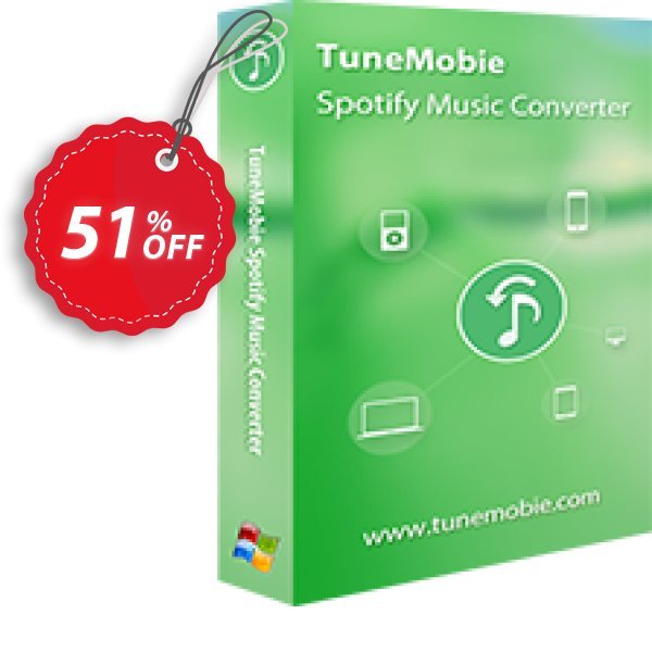TuneMobie Spotify Music Converter Coupon, discount 50% OFF TuneMobie Spotify Music Converter (Lifetime License), verified. Promotion: Exclusive promo code of TuneMobie Spotify Music Converter (Lifetime License), tested & approved