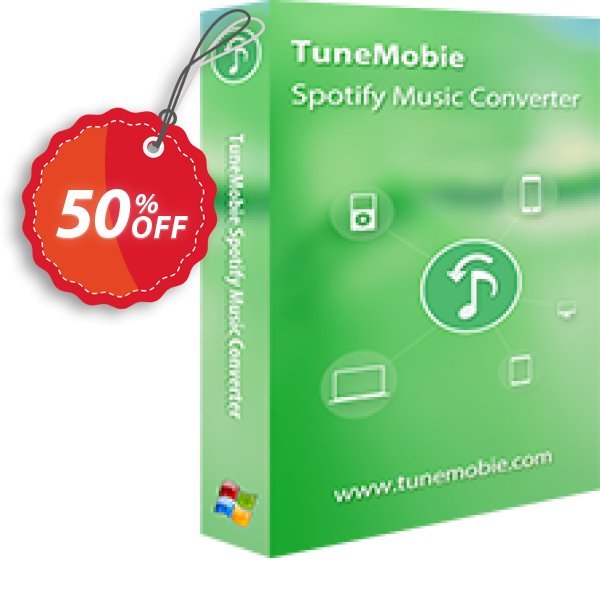 TuneMobie Spotify Music Converter, Family Plan Coupon, discount Coupon code TuneMobie Spotify Music Converter (Family License). Promotion: TuneMobie Spotify Music Converter (Family License) Exclusive offer