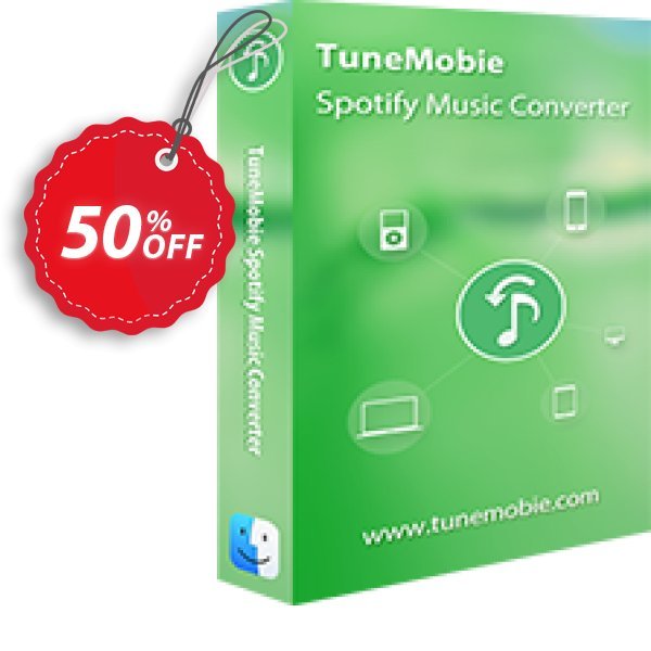 TuneMobie Spotify Music Converter for MAC, Family Plan Coupon, discount Coupon code TuneMobie Spotify Music Converter for Mac (Family License). Promotion: TuneMobie Spotify Music Converter for Mac (Family License) Exclusive offer
