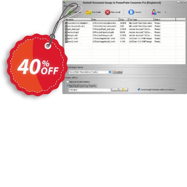 Aostsoft Document Image to PowerPoint Converter Pro Coupon, discount Aostsoft Document Image to PowerPoint Converter Pro Wonderful promotions code 2025. Promotion: Wonderful promotions code of Aostsoft Document Image to PowerPoint Converter Pro 2024